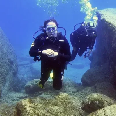 scuba diving in crete